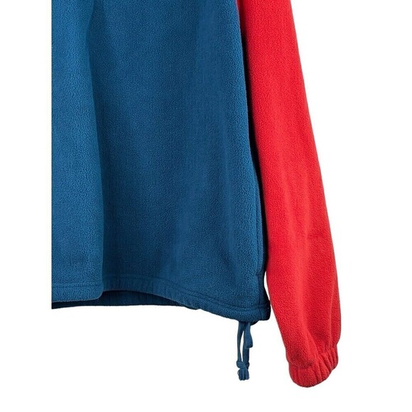 Playboy By PacSun Playboy University Jacket Mens Small Blue Red Fleece 1/4 Zip - Picture 5 of 9